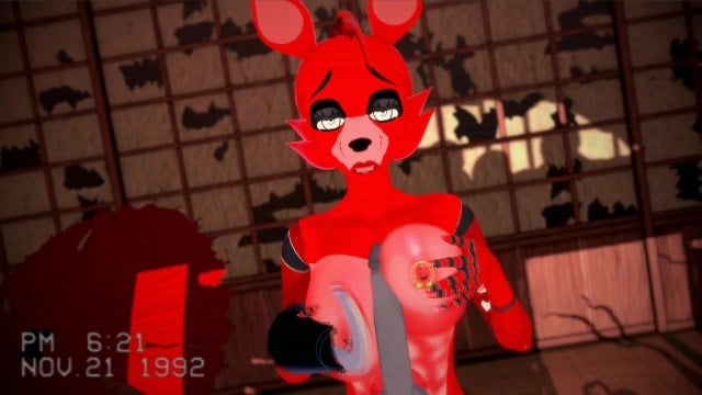 Five Nights at Freddy's Inspired - Foxy Titjob and Sex - Hentai