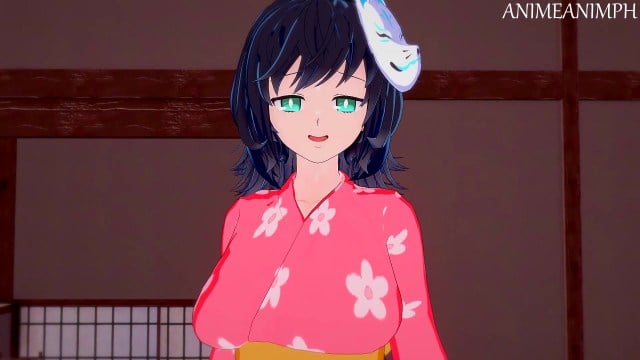 Tanjiro bangs Makomo from Demon Slayer till cream-pie - Anime Hentai 3d Uncensored