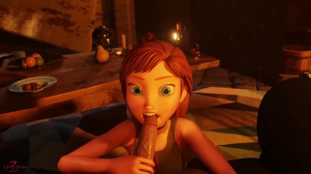 Teenage Anna Frozen anal fuck 3D Animation